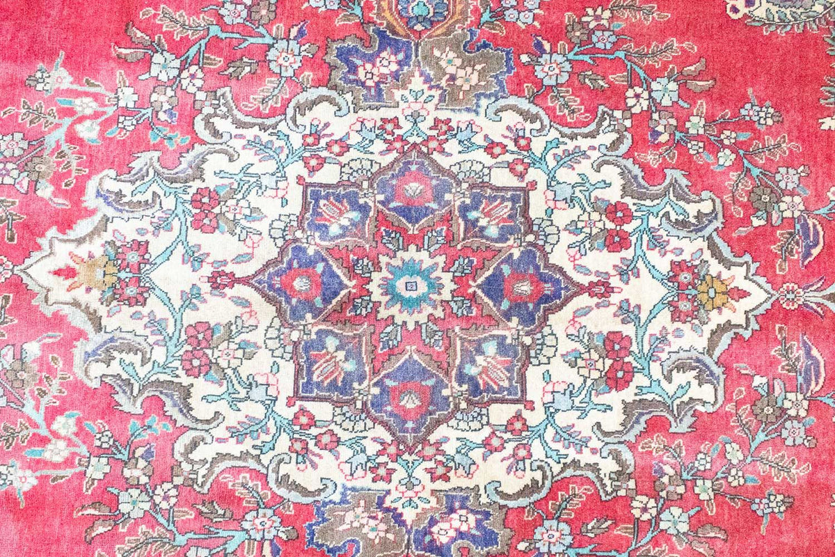 Perzisch tapijt - Tabriz - 393 x 285 cm - rood