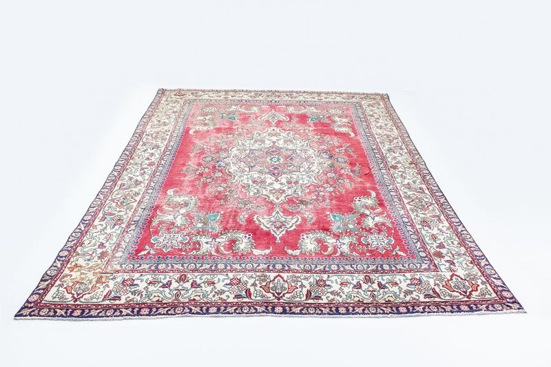 Perzisch tapijt - Tabriz - 393 x 285 cm - rood