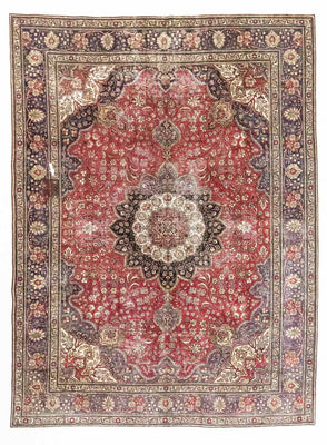 Perzisch tapijt - Tabriz - 330 x 246 cm - rood