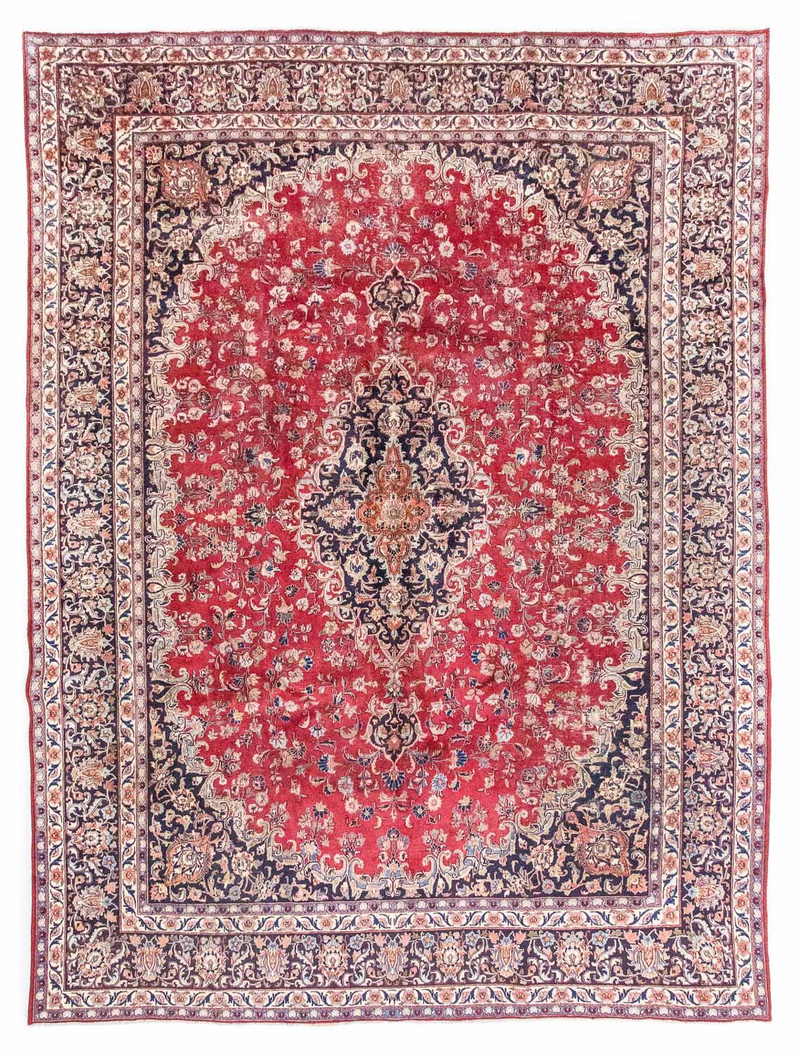 Perzisch tapijt - Keshan - 387 x 296 cm - rood