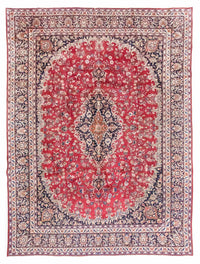 Perzisch tapijt - Keshan - 387 x 296 cm - rood