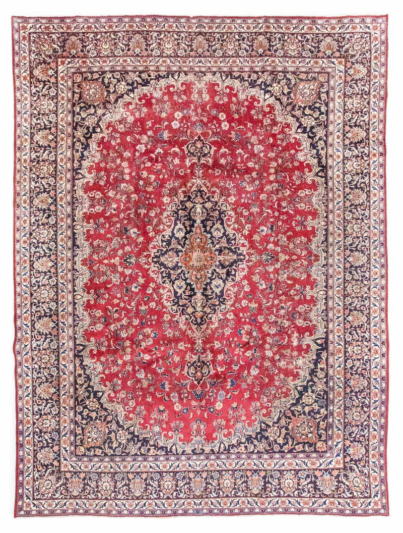 Perzisch tapijt - Keshan - 387 x 296 cm - rood