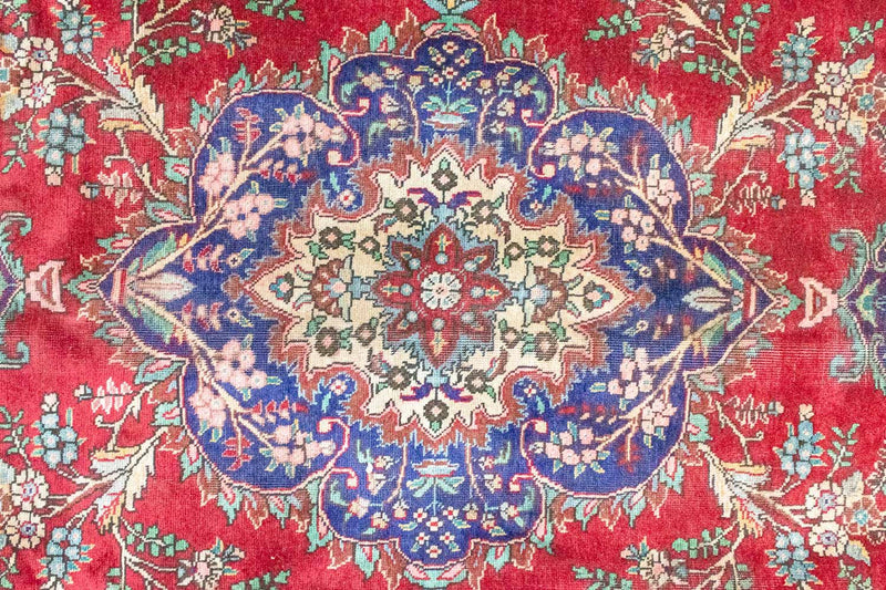 Perzisch tapijt - Tabriz - 387 x 290 cm - rood