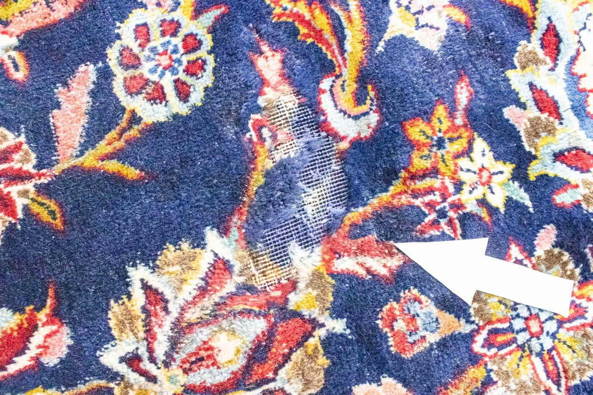 Perzisch tapijt - Keshan - 367 x 285 cm - donkerblauw