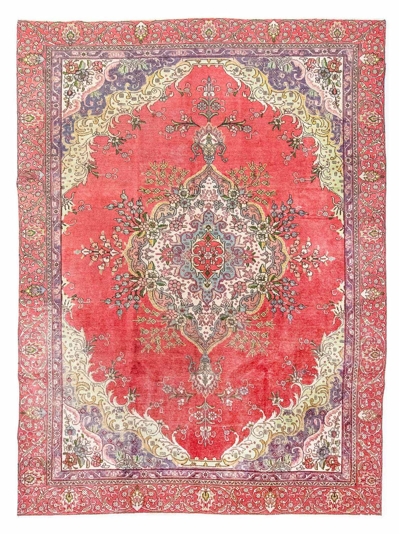 Perzisch tapijt - Tabriz - 375 x 275 cm - oranje