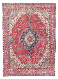Perzisch tapijt - Tabriz - 377 x 281 cm - rood