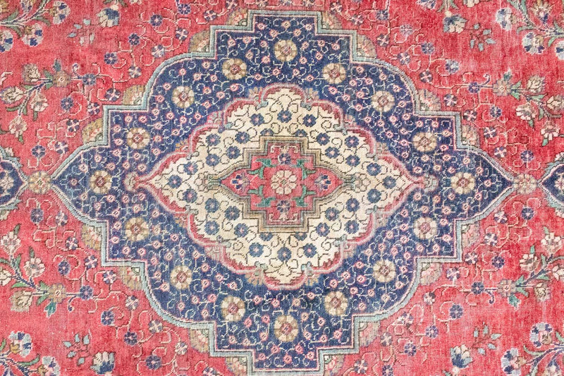 Perzisch tapijt - Tabriz - 377 x 281 cm - rood
