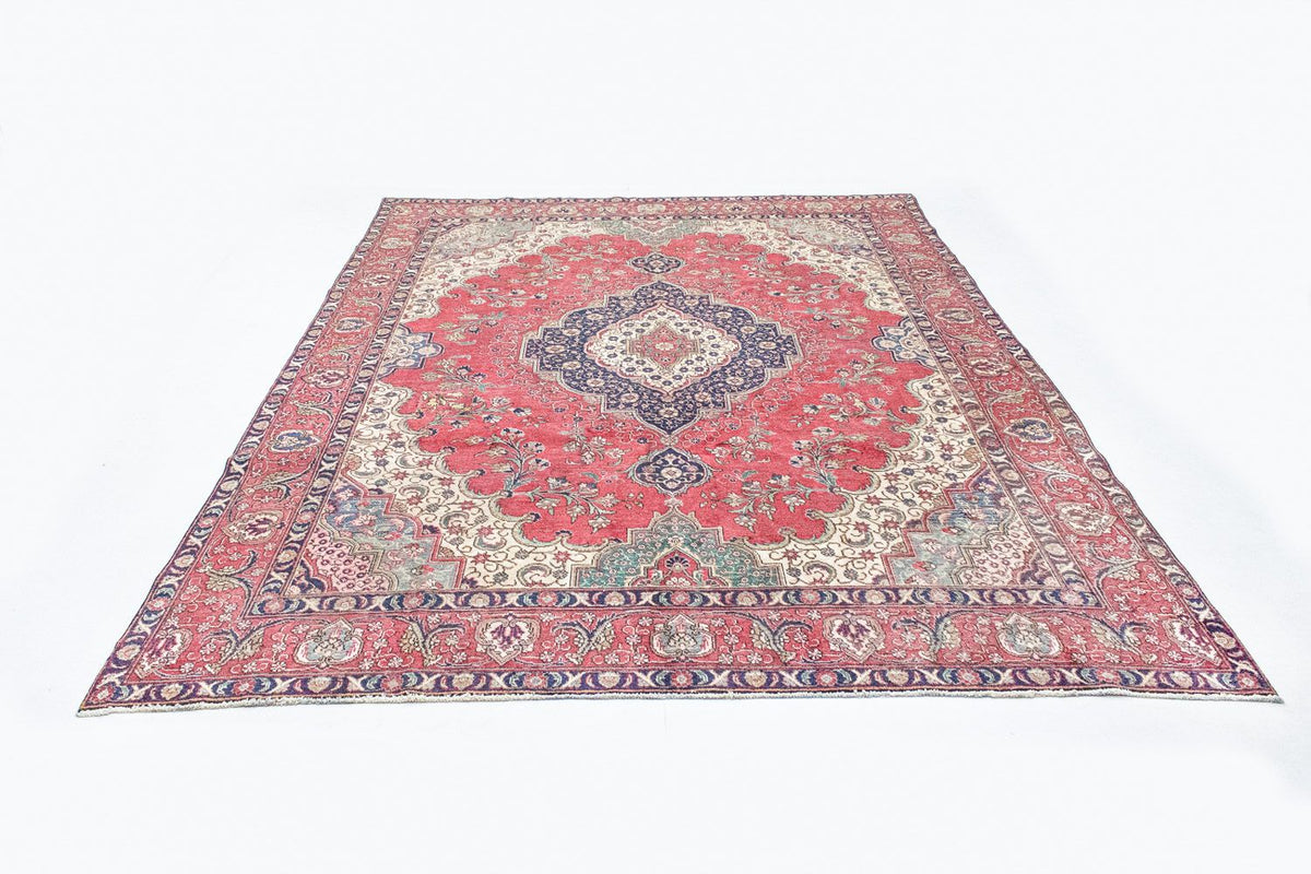 Perzisch tapijt - Tabriz - 377 x 281 cm - rood