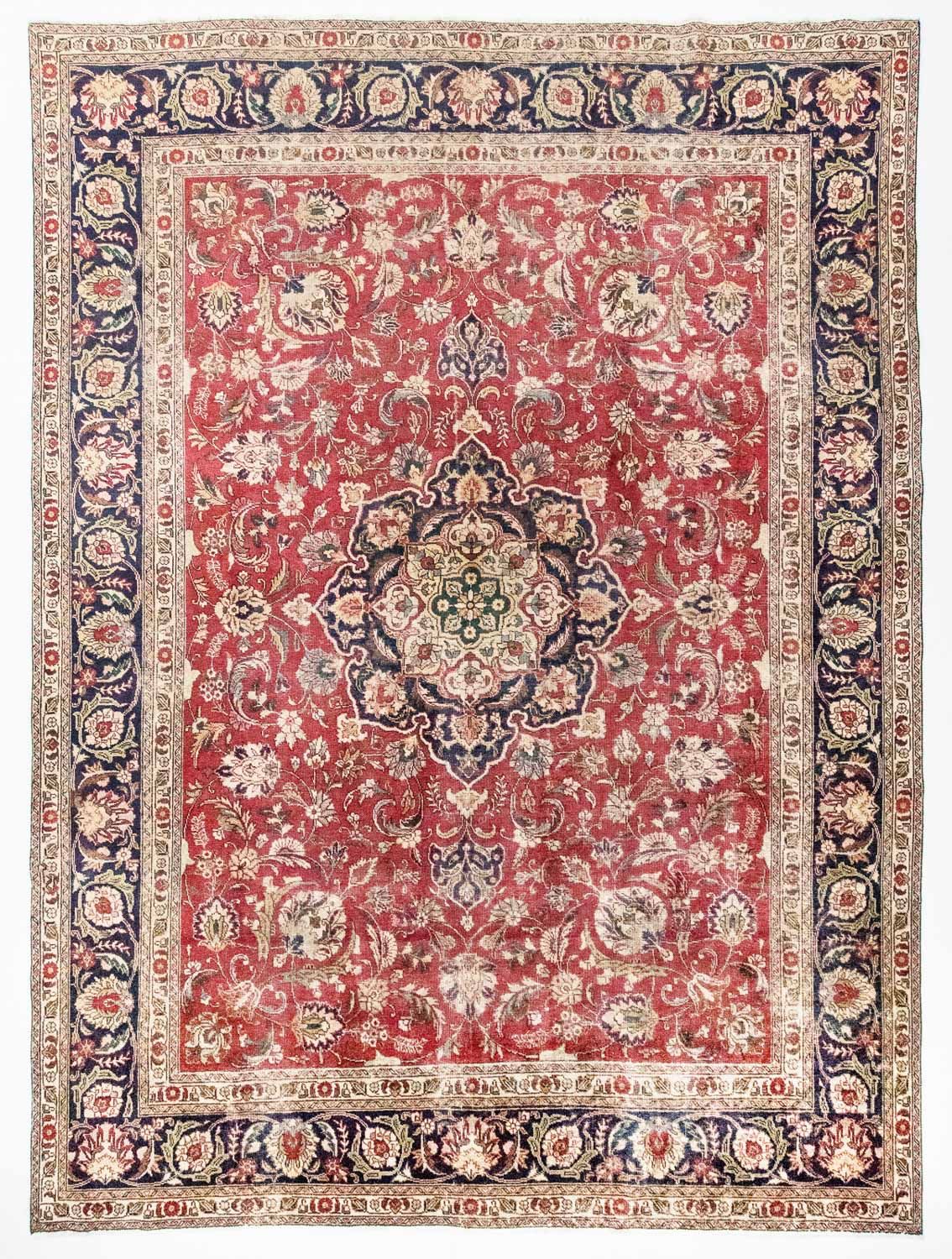Perzisch tapijt - Tabriz - 375 x 285 cm - rood