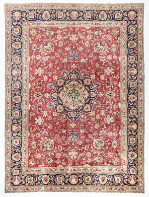 Perzisch tapijt - Tabriz - 375 x 285 cm - rood