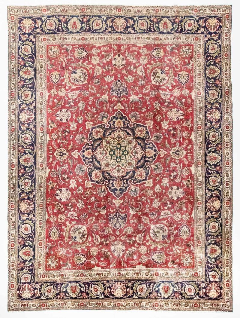 Perzisch tapijt - Tabriz - 375 x 285 cm - rood