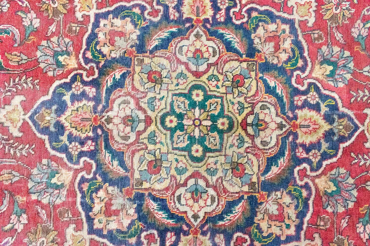 Perzisch tapijt - Tabriz - 375 x 285 cm - rood
