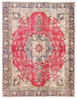 Perzisch tapijt - Tabriz - 370 x 266 cm - rood