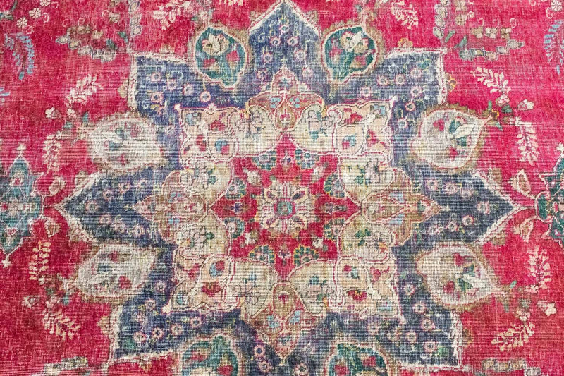 Perzisch tapijt - Tabriz - 370 x 266 cm - rood