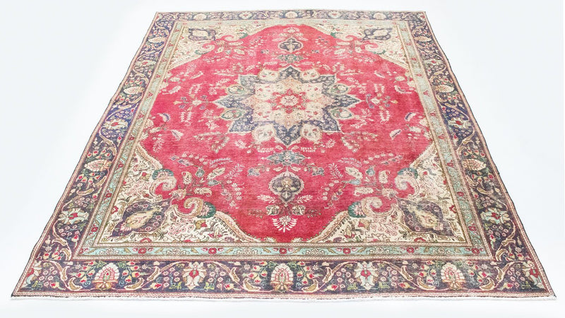 Perzisch tapijt - Tabriz - 370 x 266 cm - rood
