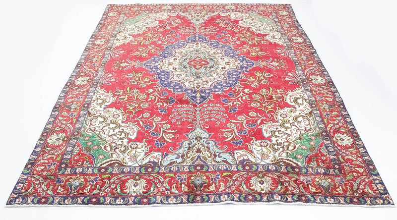 Perzisch tapijt - Tabriz - 377 x 277 cm - rood