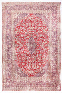 Perzisch tapijt - Keshan - 382 x 243 cm - rood