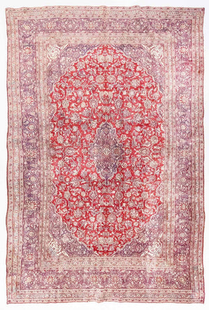 Perzisch tapijt - Keshan - 382 x 243 cm - rood