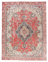 Perzisch tapijt - Tabriz - 345 x 266 cm - rood
