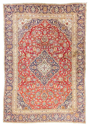 Perzisch tapijt - Keshan - 385 x 260 cm - rood