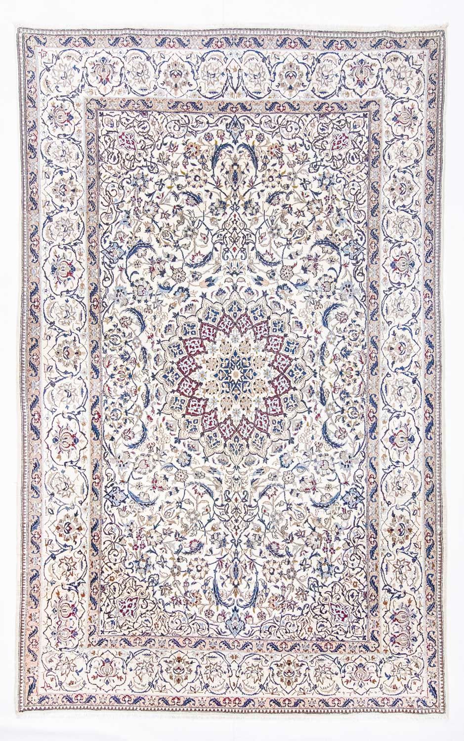 Perzisch tapijt - Nain - Koninklijk - 338 x 210 cm - beige