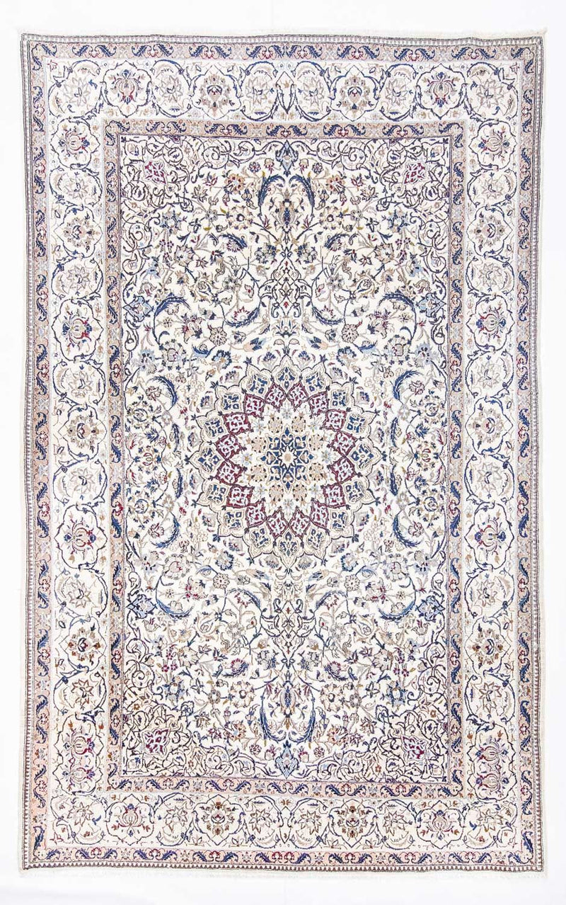 Perzisch tapijt - Nain - Koninklijk - 338 x 210 cm - beige