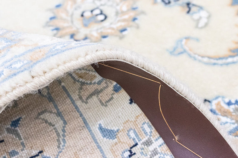 Perzisch tapijt - Nain - Koninklijk vierkant  - 210 x 200 cm - beige