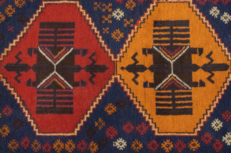 Baluch tapijt - 145 x 83 cm - blauw