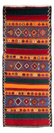Antiek kilim Tapijt 140x350cm