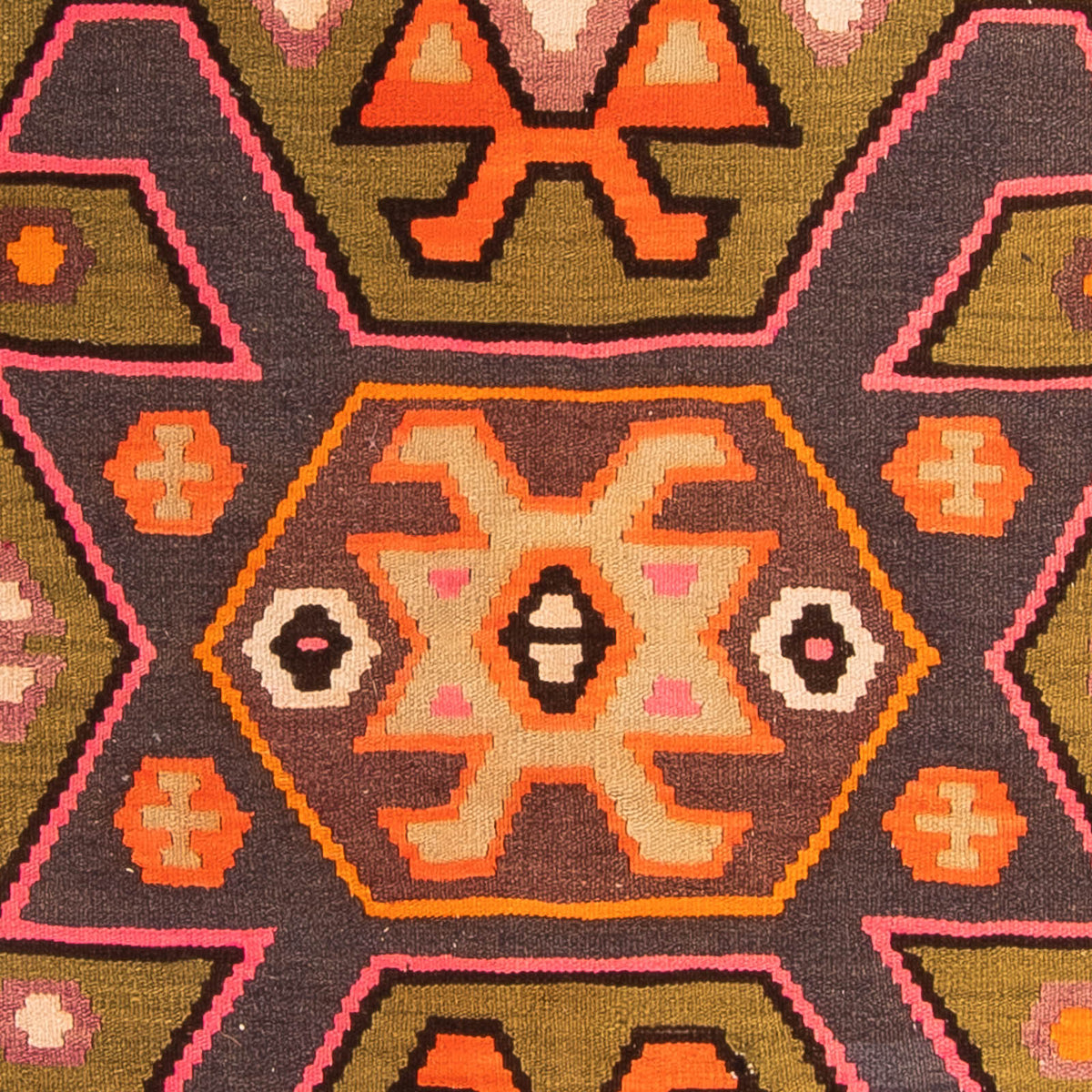 Loper Kelim tapijt - Oud - 305 x 145 cm - veelkleurig