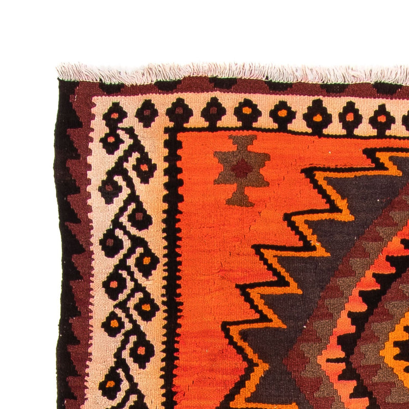 Loper Kelim tapijt - Oud - 265 x 145 cm - veelkleurig