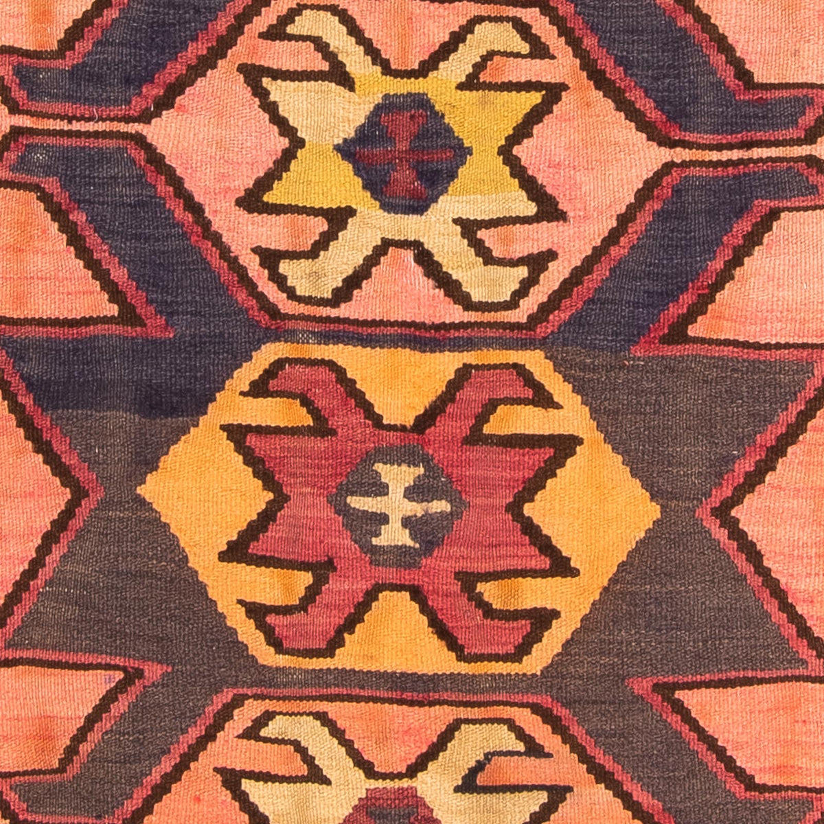 Loper Kelim tapijt - Oud - 265 x 140 cm - veelkleurig