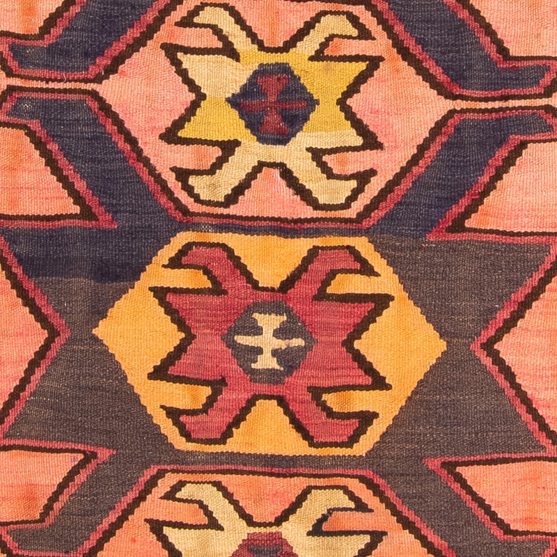 Loper Kelim tapijt - Oud - 265 x 140 cm - veelkleurig