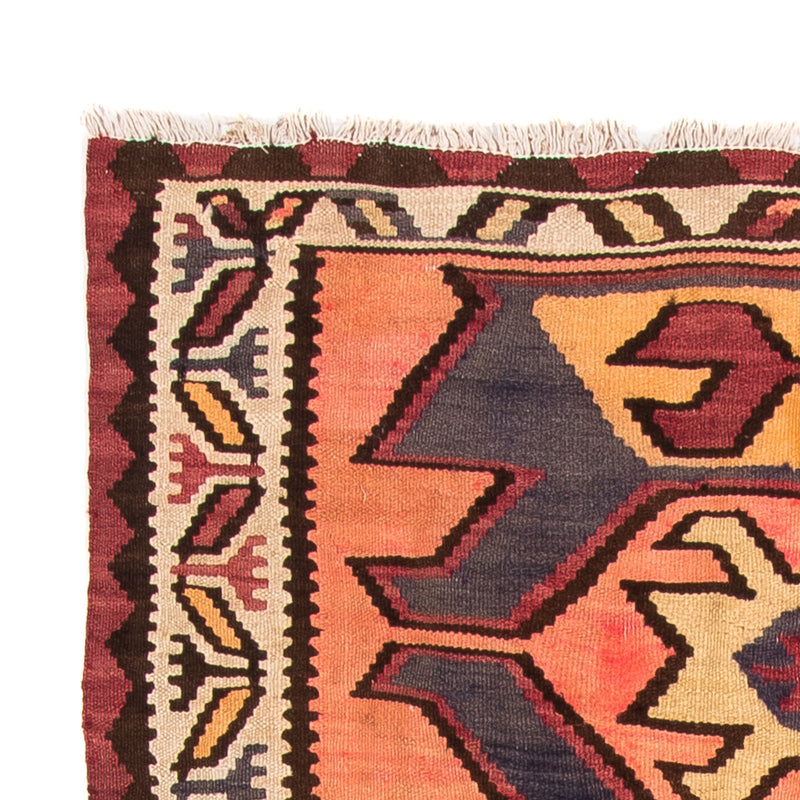 Loper Kelim tapijt - Oud - 265 x 140 cm - veelkleurig