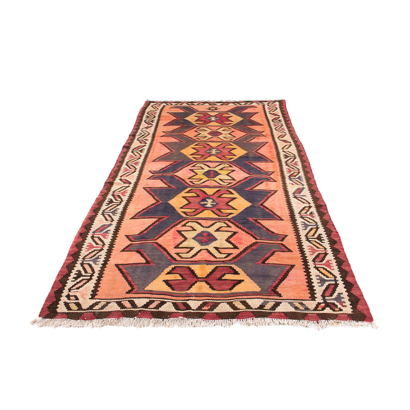 Loper Kelim tapijt - Oud - 265 x 140 cm - veelkleurig