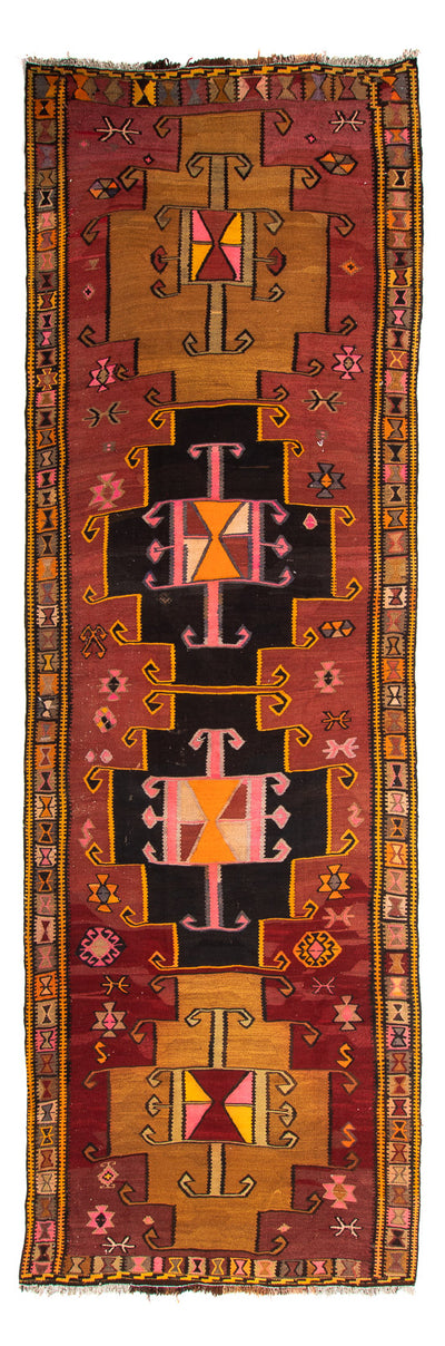 Antiek kilim Tapijt 130x375cm