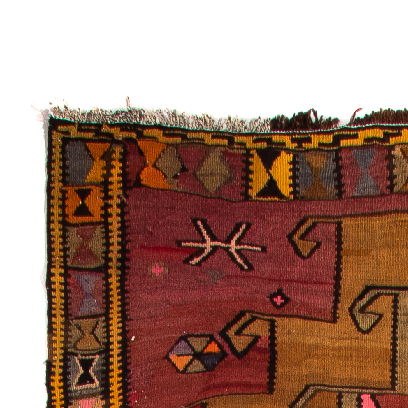 Antiek kilim Tapijt 375x130cm