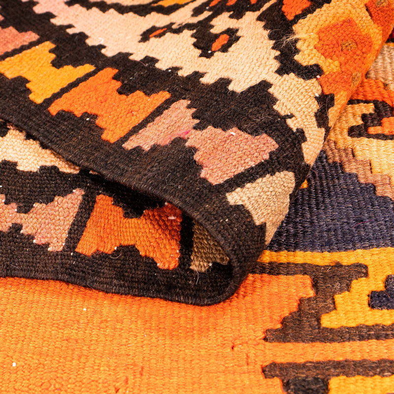 Loper Kelim tapijt - Oud - 290 x 140 cm - veelkleurig