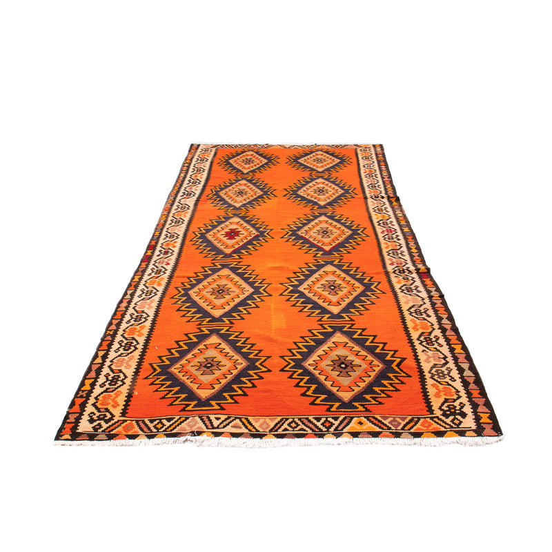 Loper Kelim tapijt - Oud - 290 x 140 cm - veelkleurig