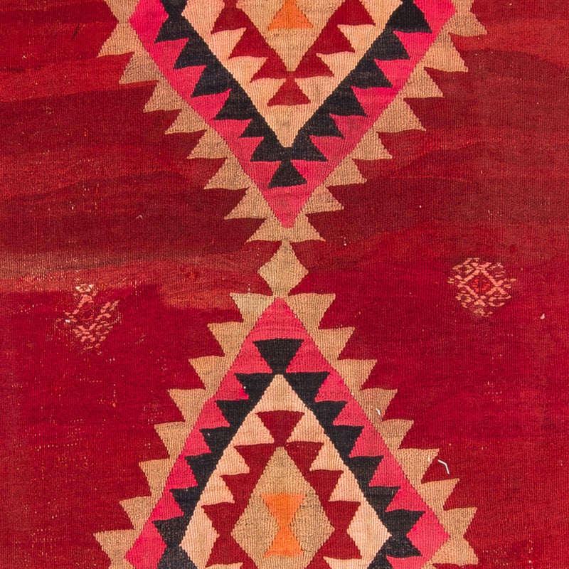 Loper Kelim tapijt - Oud - 360 x 160 cm - veelkleurig