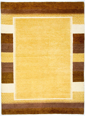 Gabbeh tapijt - Indus - 239 x 174 cm - goud