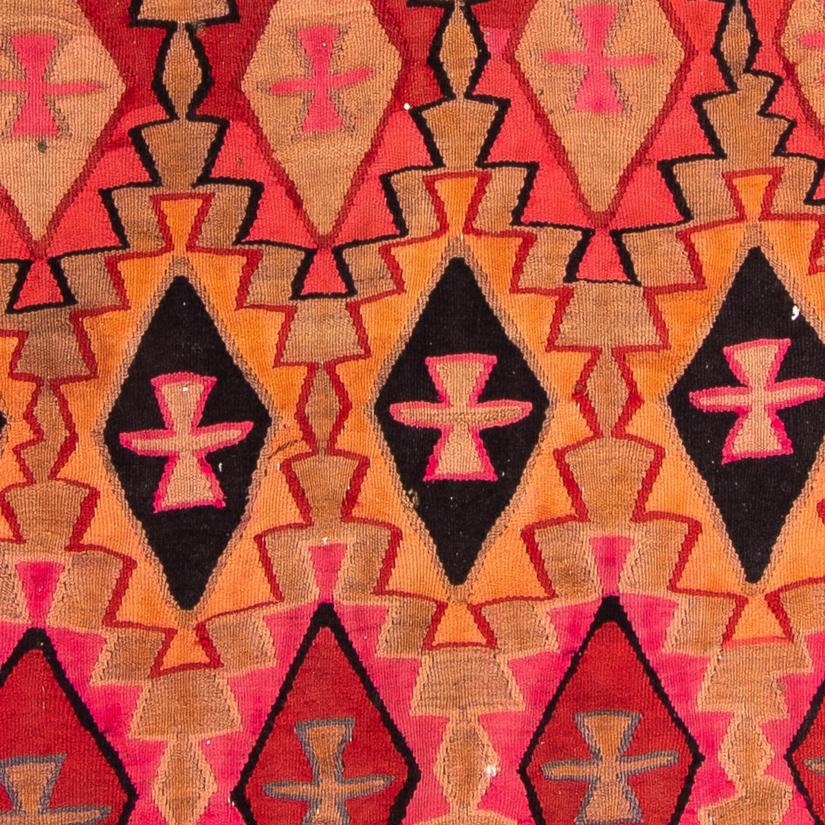 Loper Kelim tapijt - Oud - 308 x 145 cm - veelkleurig