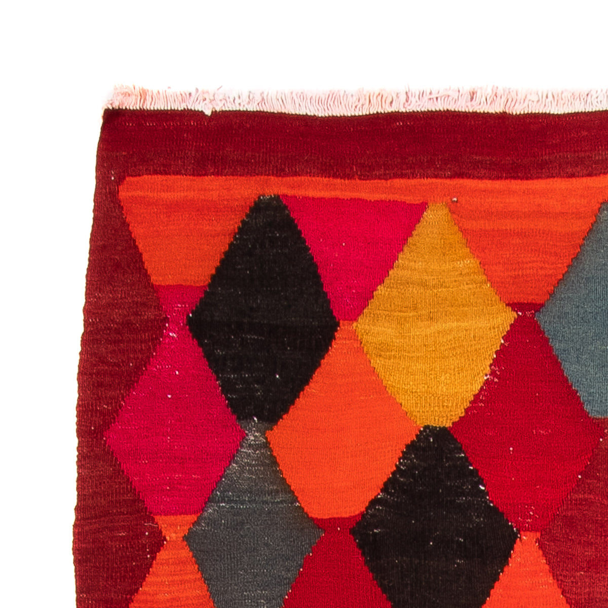 Loper Kelim tapijt - Oud - 320 x 145 cm - veelkleurig