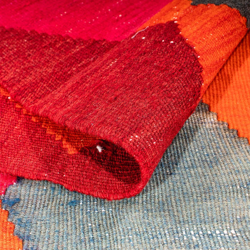 Loper Kelim tapijt - Oud - 320 x 145 cm - veelkleurig