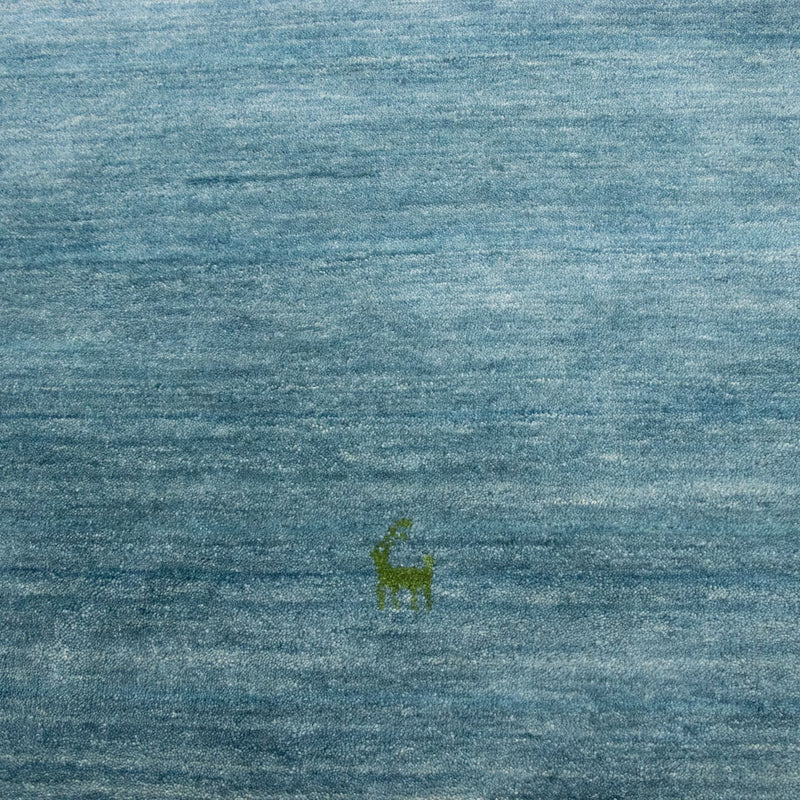 Gabbeh Tapijt - Zacht - 299 x 202 cm - lichtblauw