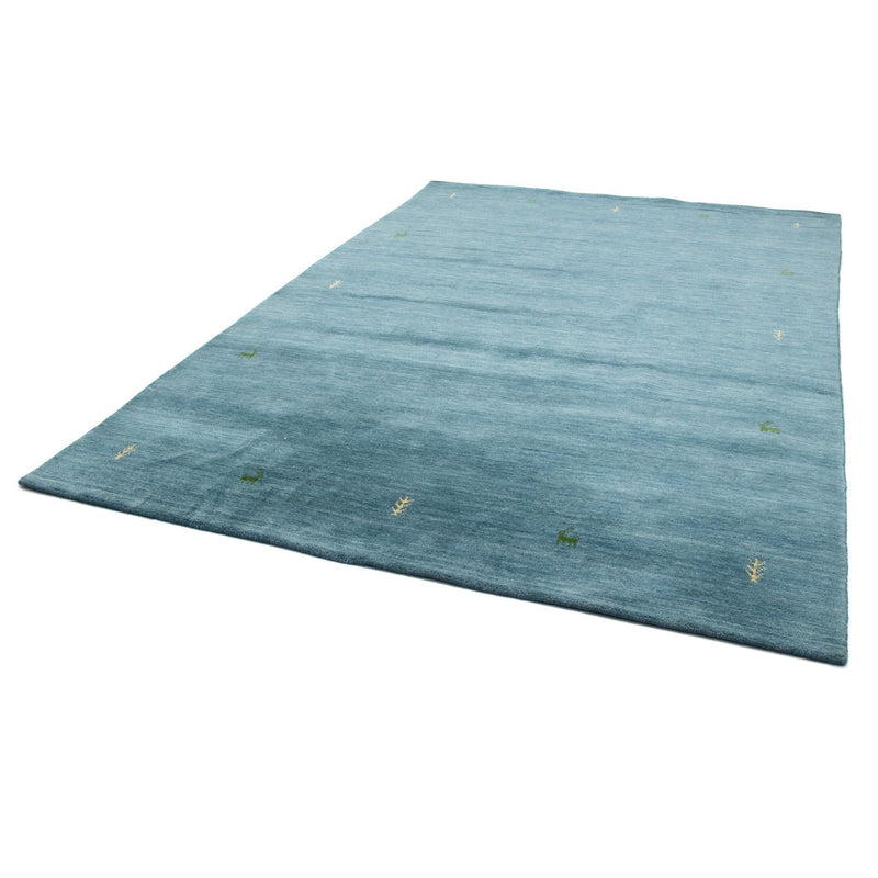 Gabbeh Tapijt - Zacht - 299 x 202 cm - lichtblauw