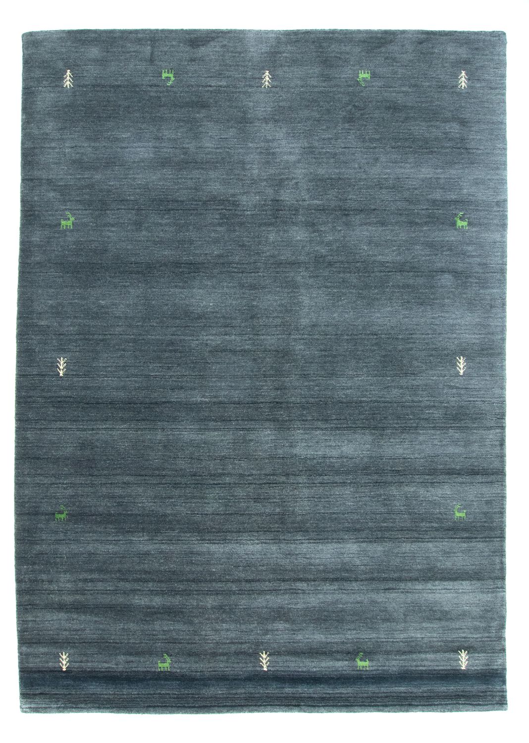 Gabbeh Tapijt - Zacht - 298 x 250 cm - blauw