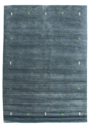 Gabbeh Tapijt - Zacht - 298 x 250 cm - blauw