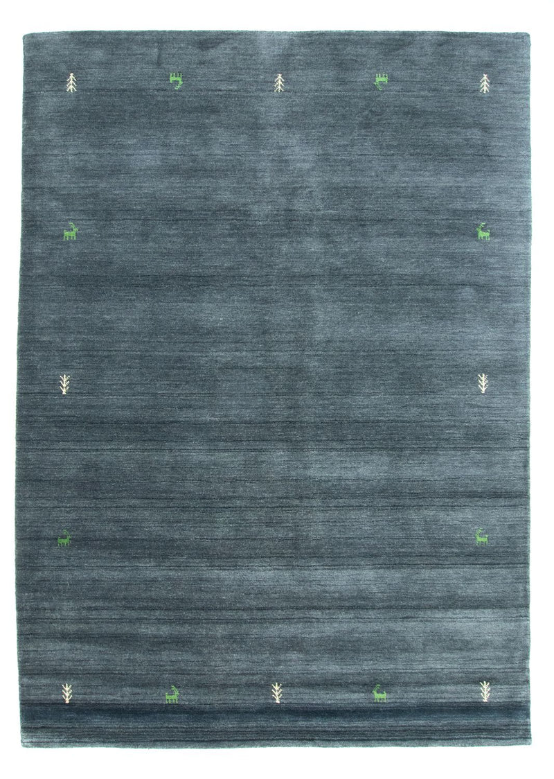 Gabbeh Tapijt - Zacht - 298 x 250 cm - blauw