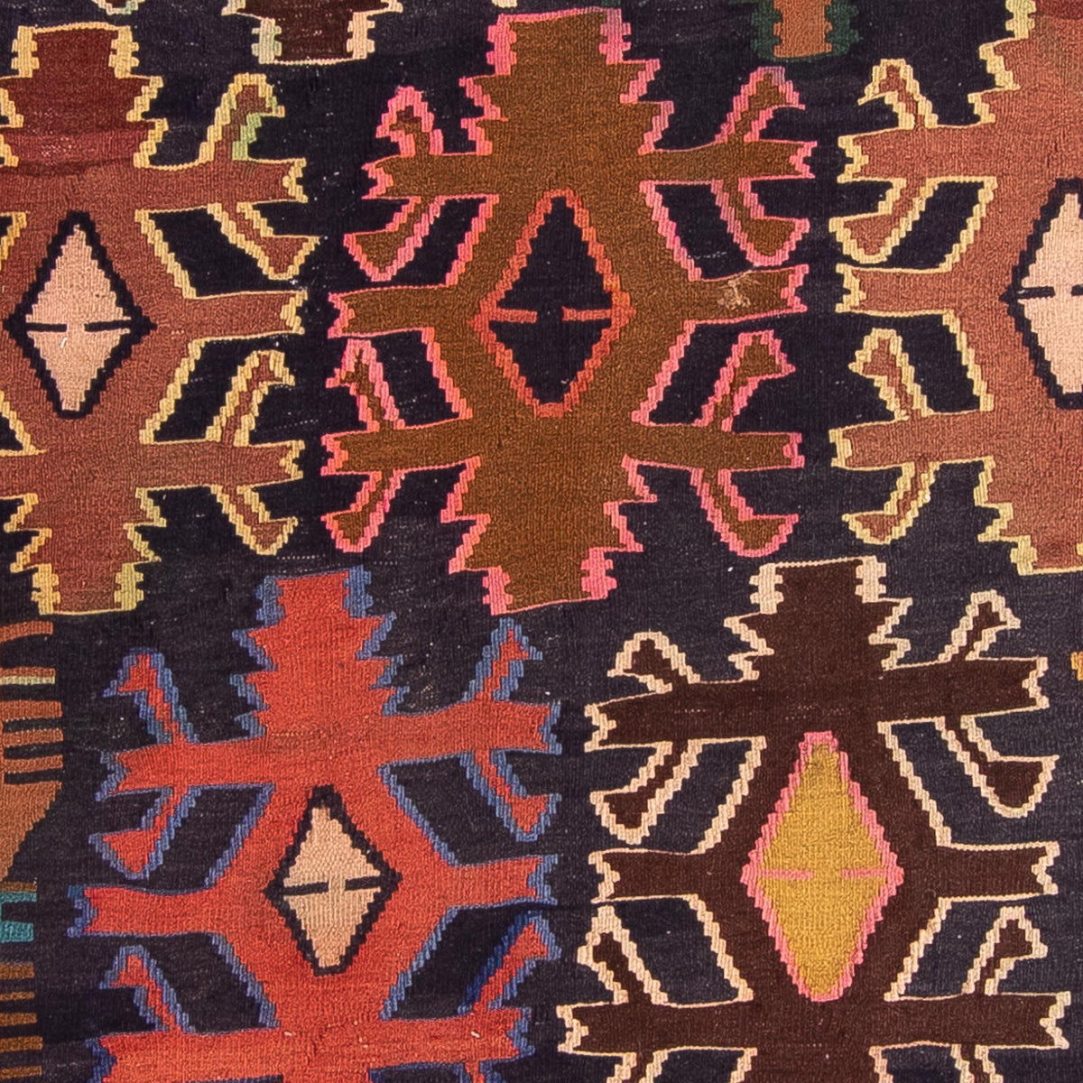 Loper Kelim tapijt - Oud - 300 x 135 cm - veelkleurig